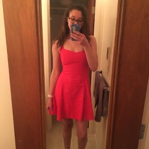 Red Free People Mini Dress